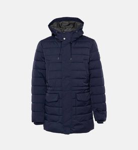 Hackett London Puffy Long-sleeve Hooded Jacket, Packshot View