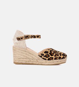 Animal Print Wedge Sandals