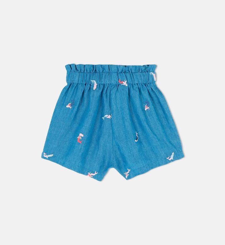 شورت مطرز بحورية بحر للبنات شورت مطرز بحورية بحر للبنات