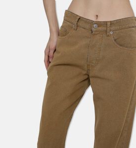 MM6 Button Closure Slip Pockets Pants, Model View
