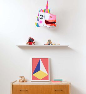 Unicorn 3d Cardboard Mask