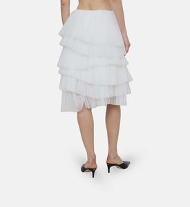 تنورة بطبقات تول