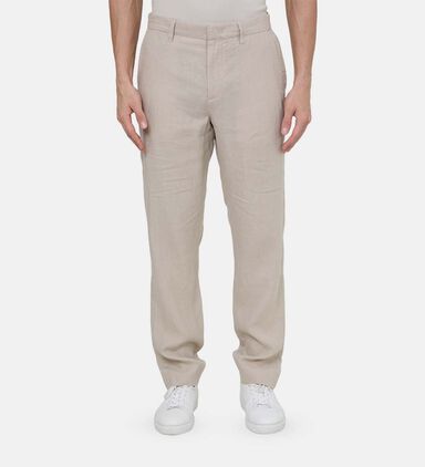 Button Closure Wide-leg Pants