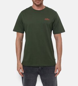 Les Deux Ts Ben Globe, Khaki, M, Model View