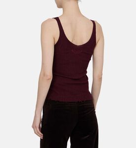 بلوزة نورا بدون أكمام