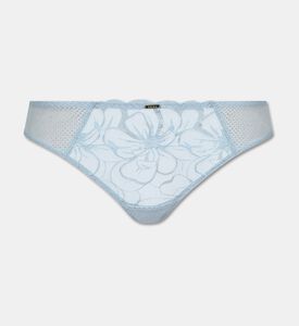 Chantelle Embroidered Lace Thong, White, M, Packshot View