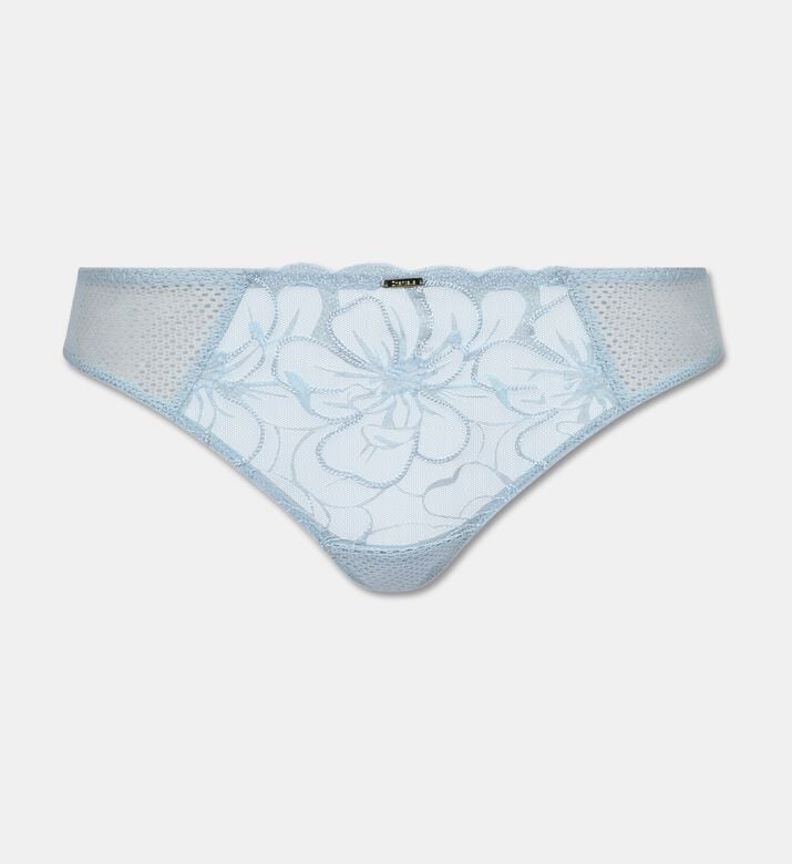 Chantelle Embroidered Lace Thong, White, M, Packshot View