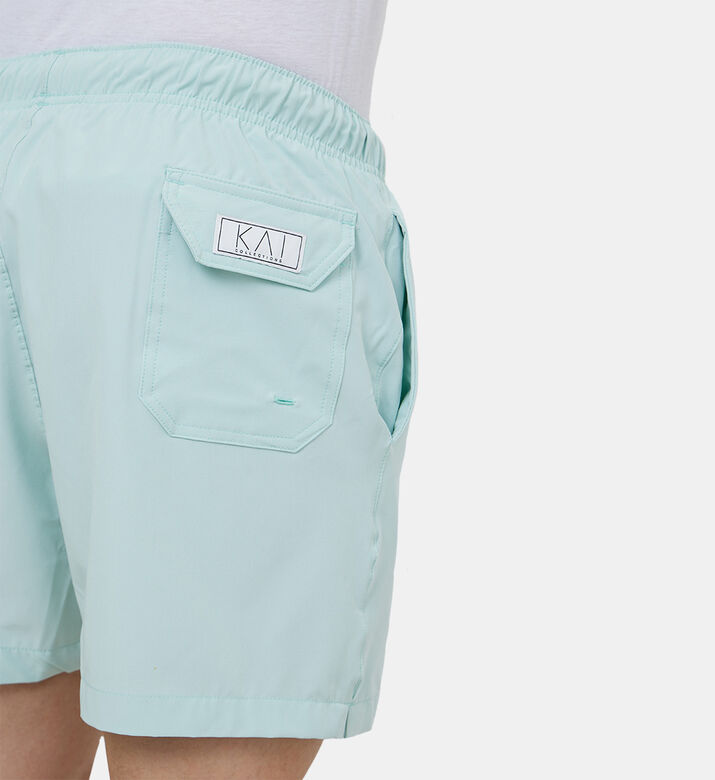 شورت سباحة بلون سادة للرجال