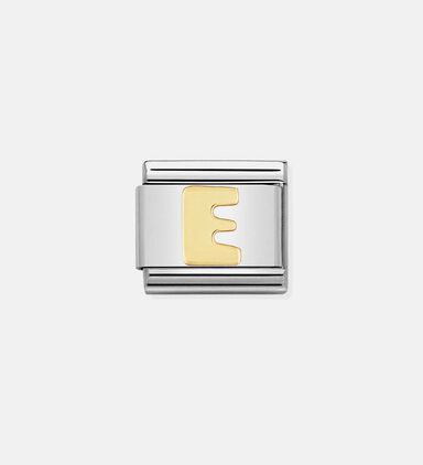 Composable Classic 18k Gold E Letter