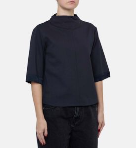 Beatrice B Three-quarter High Neck Top, Model View Beatrice B Three-quarter High Neck Top, Model View