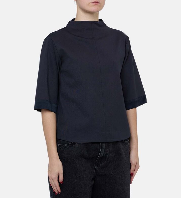 Beatrice B Three-quarter High Neck Top, Model View Beatrice B Three-quarter High Neck Top, Model View