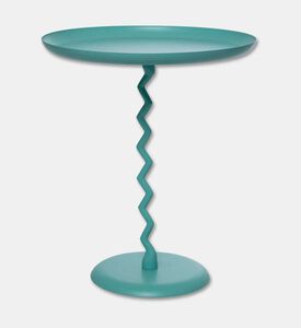 Leitmotiv Zig-zag Monochrome Side Table, Blue, Packshot View