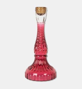 Clayre & Eef Candlestick, Red, 10x22-cm, Packshot View