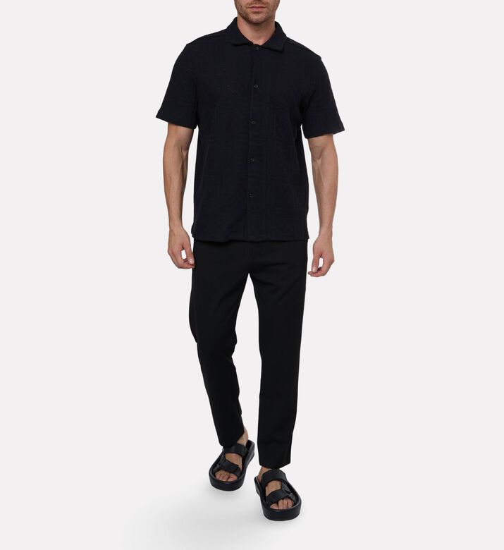 Les Deux Button Closure Slip Pockets Pants, Model View