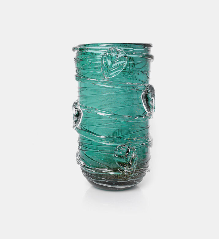 Green Oil Crystal Vase