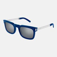 Mirrored Lenses Square Sunglasses 51