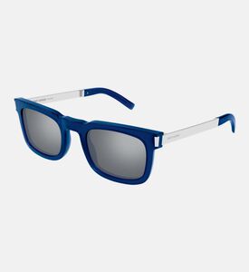 Mirrored Lenses Square Sunglasses 51