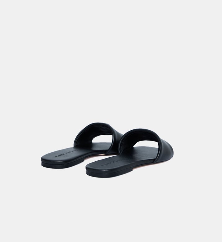 Marc Jacobs Leather Slide-on Sandal, Black, Eu-41, Packshot View