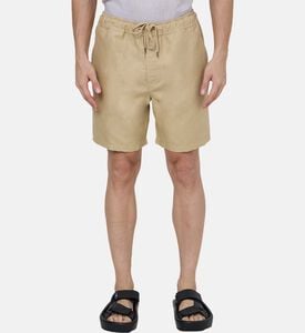 Sydney Linen Elastic Waist Shorts Sydney Linen Elastic Waist Shorts