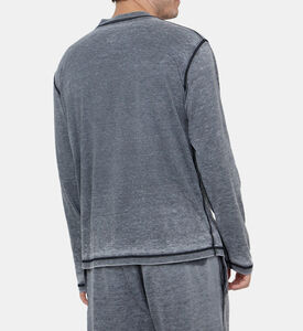 تيشيرت قطن بأكمام طويلة بلوغو