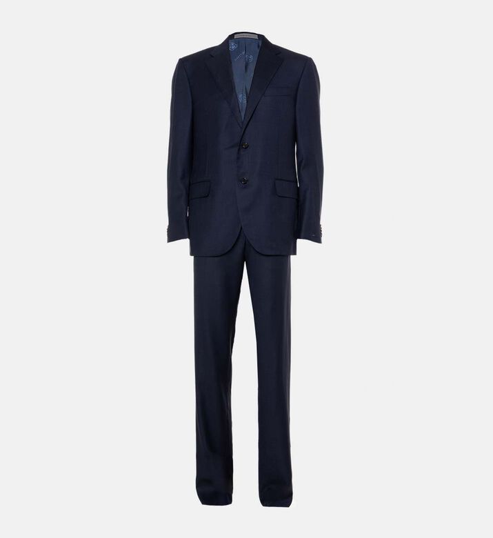 Virgin Wool Tailored-fit Suit
