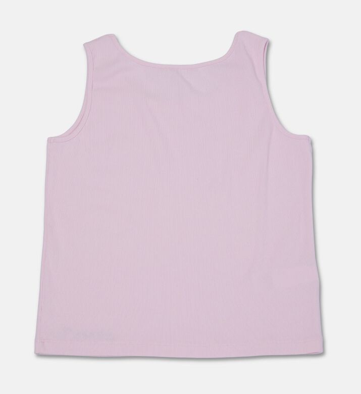 Marni Logo-embroidered Tank Top, Pink, 8y, Packshot View