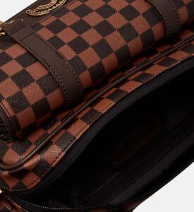 حقيبة كروس بودي مزخرفة بنقوش بيكسل