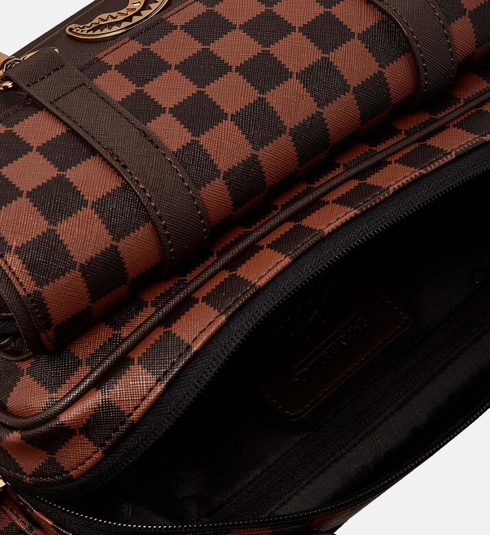 حقيبة كروس بودي مزخرفة بنقوش بيكسل