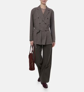 فيست درو طويل الأكمام صوف