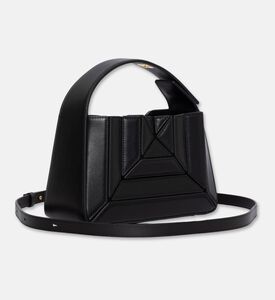 Mlouye Sera Mia Leather Handbag, Black, Packshot View