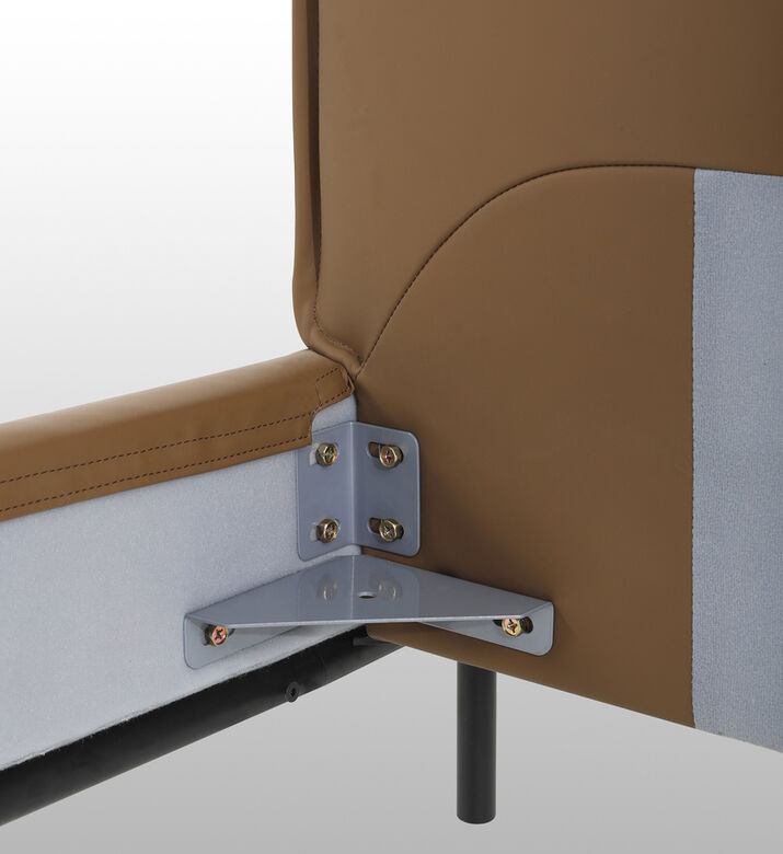 Carmen Leather Headboard Bed