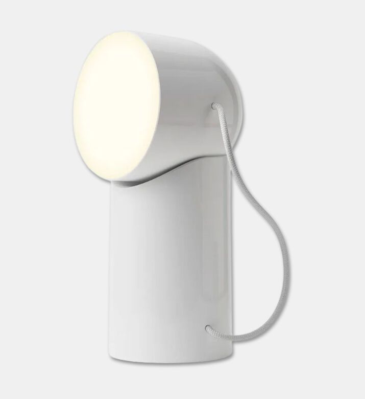 Lexon Design Orbe Portable Led Lamp, White, Packshot View