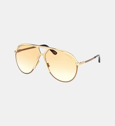Double Bridge Design Pilot Sunglasses 64