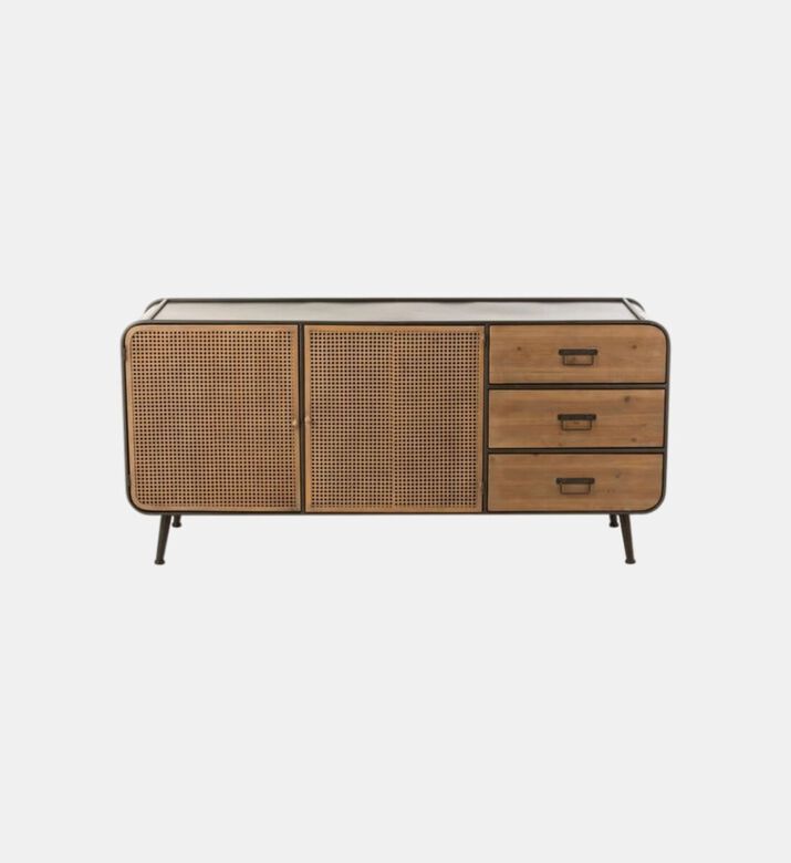 Jolipa Safari Wooden Buffet Unit, Packshot View