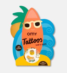 Omy Surf Skate 50-piece Tattoo Set, Packshot View