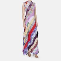A-line Printed Maxi Dress