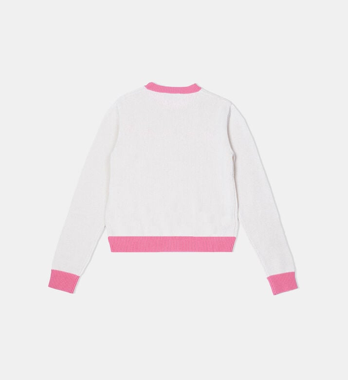 Knit Two-tone Sweatshirt Knit Two-tone Sweatshirt