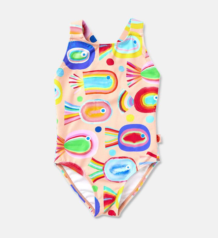 Halcyon Nights Fish Motif One-piece Swimsuit, Packshot View