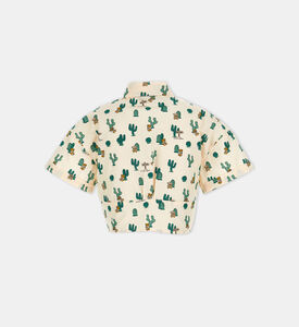Junior Girl All-over Print Shirt