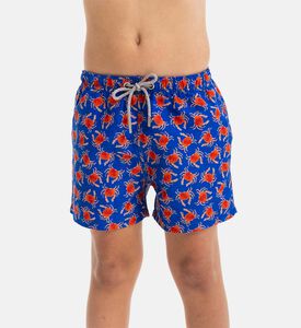 شورت سباحة قصير بطبعة سرطانات ملكية