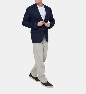 جاكيت بقصة مريحة بصف أزرار