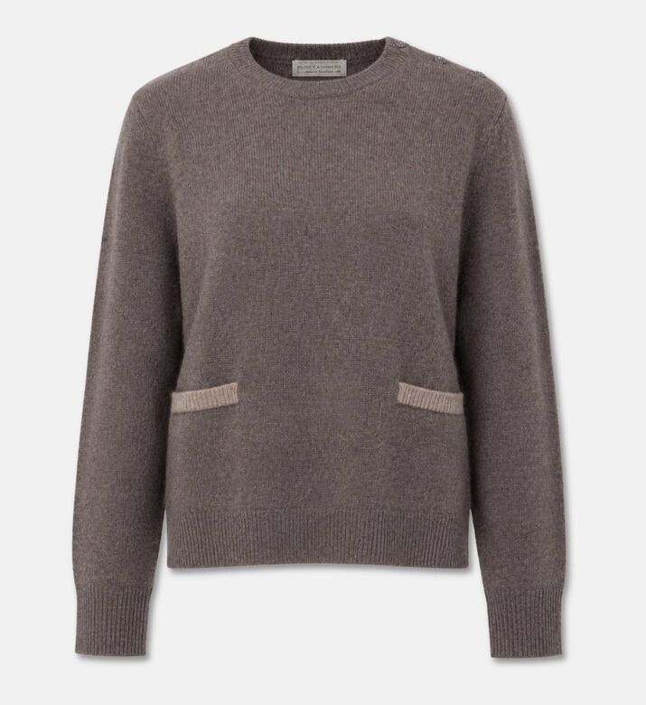 Galeries Lafayette Crewneck Cashmere Sweater, Packshot View