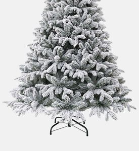 Home Deco and More Snowy Mixed Flocked Tree, White, 240-cm, Packshot View