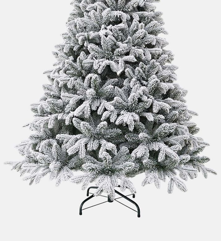 Home Deco and More Snowy Mixed Flocked Tree, White, 240-cm, Packshot View