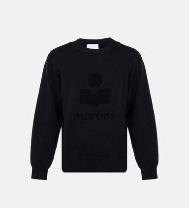 Intarsia Logo Long-sleeve Sweater
