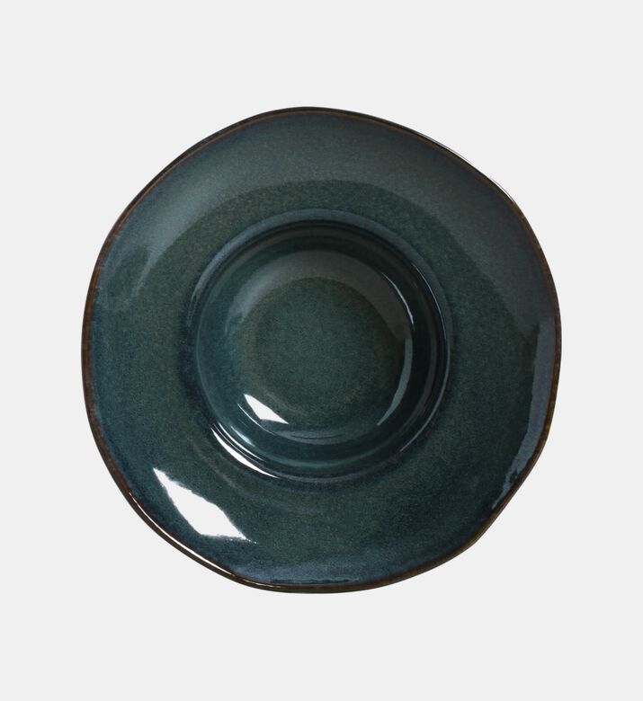 Organic Stoneware Deep Rim Plate