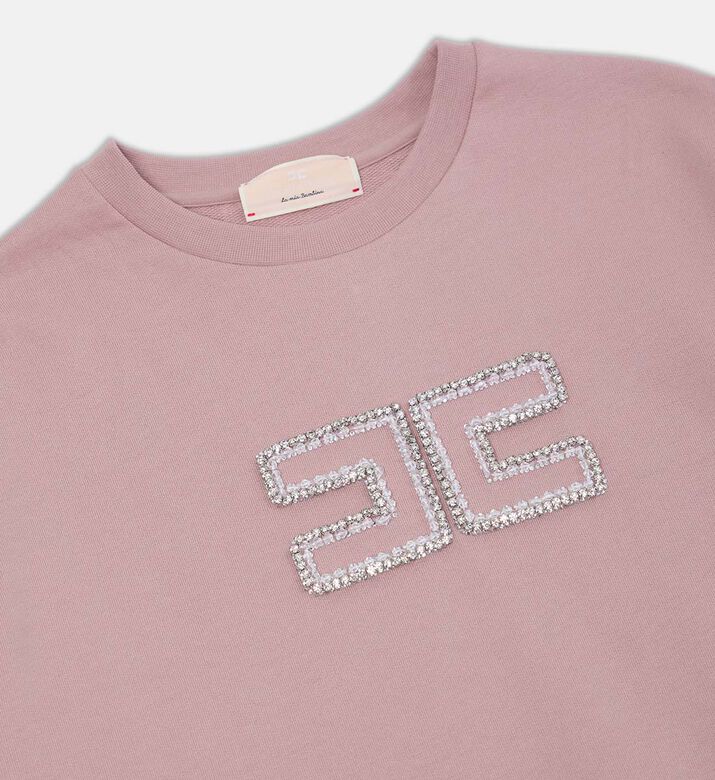 Logo-embellished Long-sleeve Sweatshirt