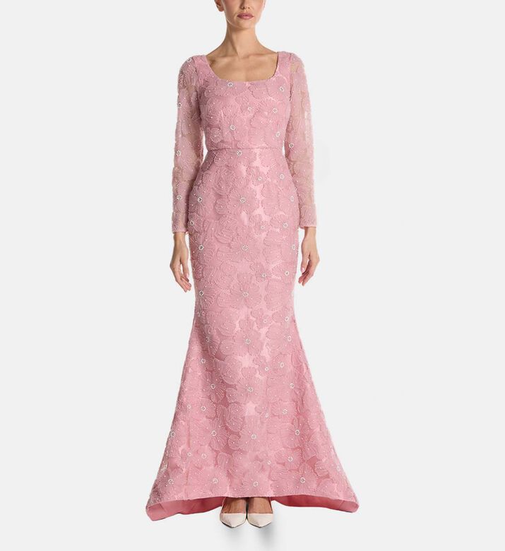 Savanna Dress, Pink, M, Model View