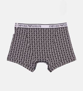 Emporio Armani Cotton Logo-waistband Three-pack Boxer Briefs, Black, Xl, Packshot View