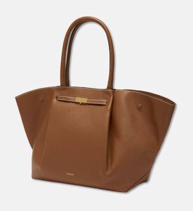 Demellier New York Grained Leather Bag, Light-brown, Packshot View